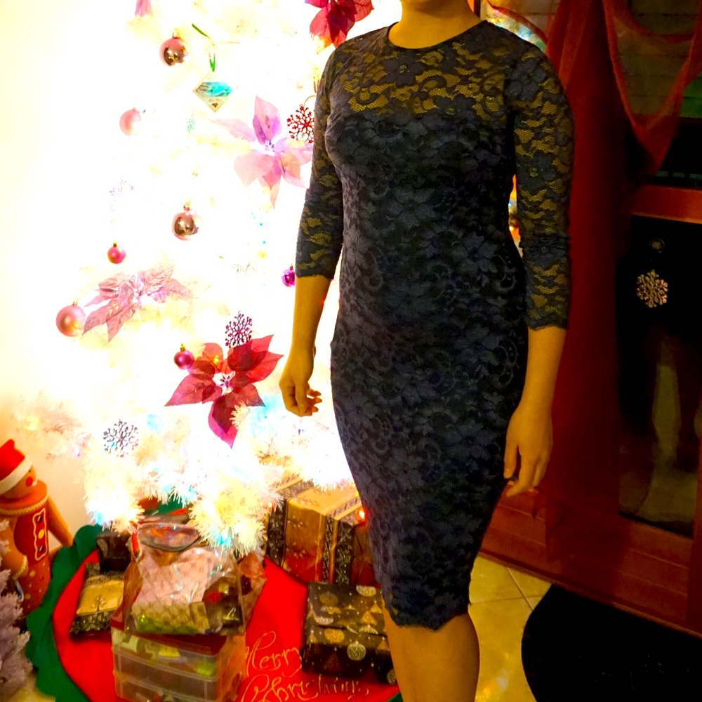 Blue Lacy Dress